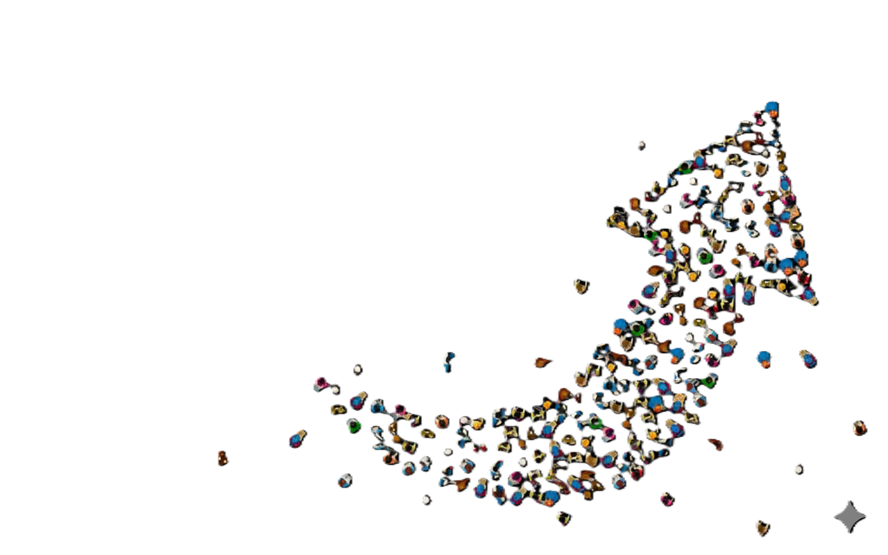 Hanjin E&T International arrow graphic representing growth and Vision 2030