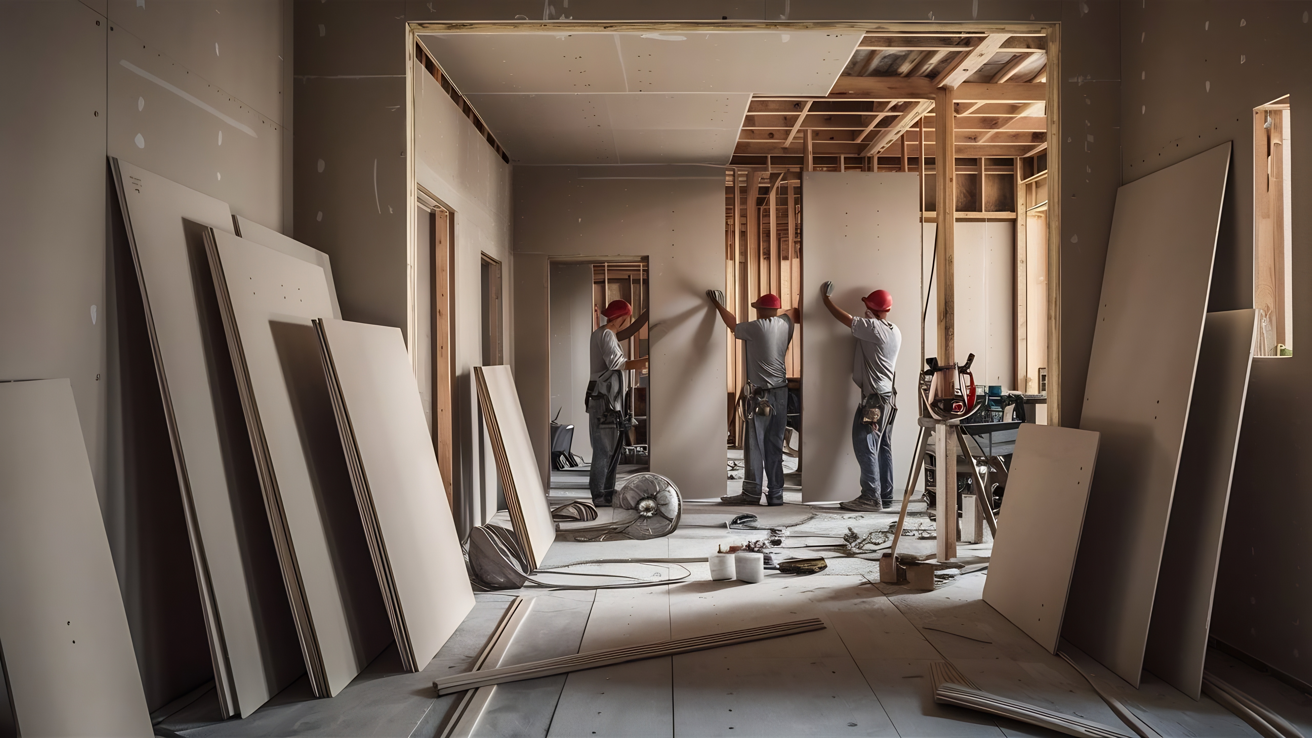 Office renovation project in Riyadh by Hanjin E&T - Korean construction and fit-out experts Saudi Arabia