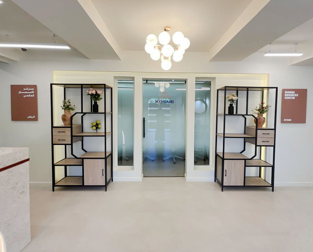 Office fit-out Riyadh - GBC office meeting room after fit-out by Hanjin E&T