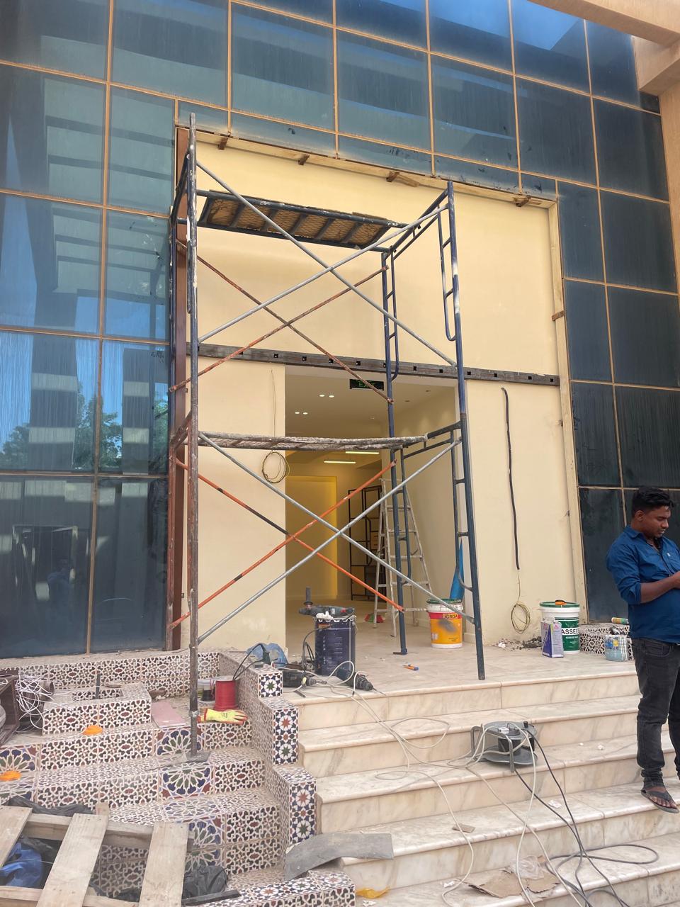 Office fit-out Riyadh - demolition phase