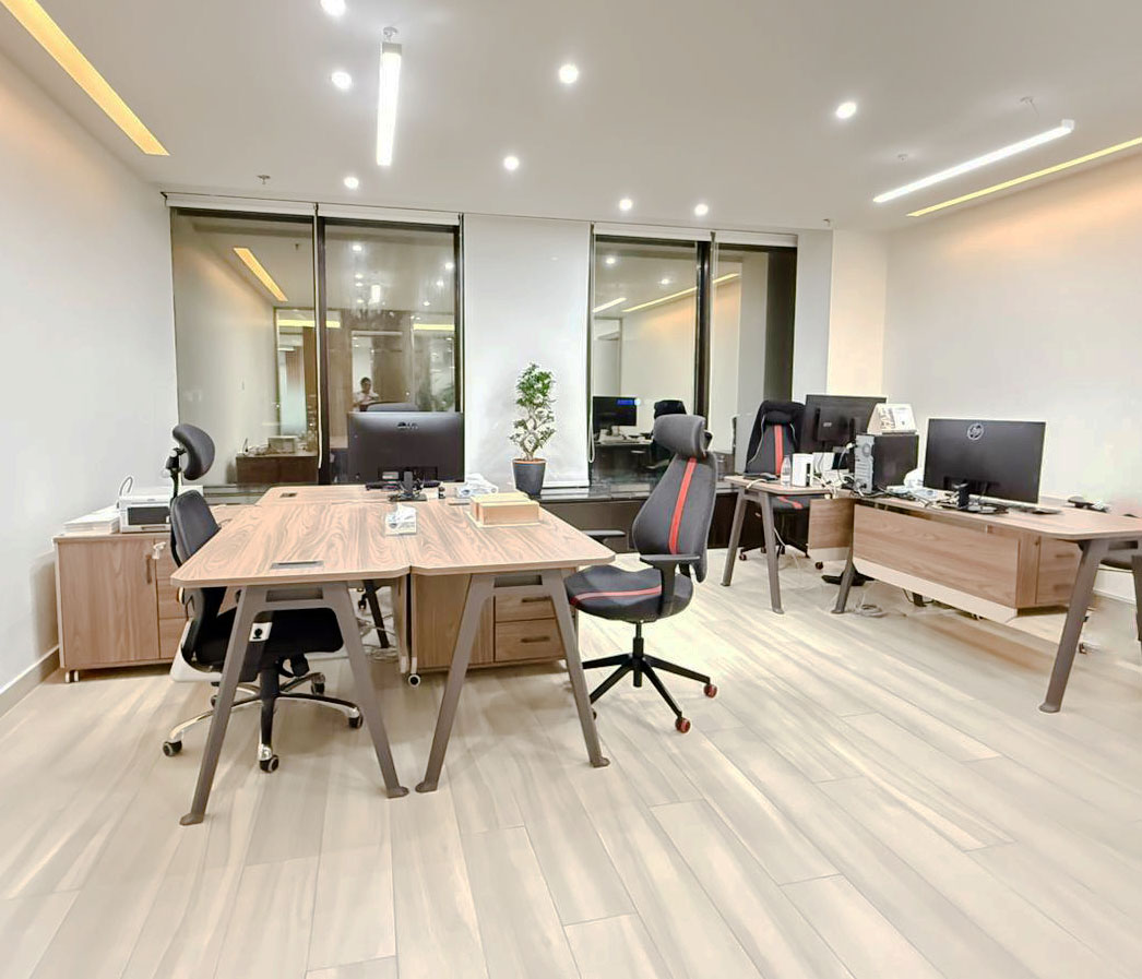 Office fit-out Riyadh workspace - Hanwha project