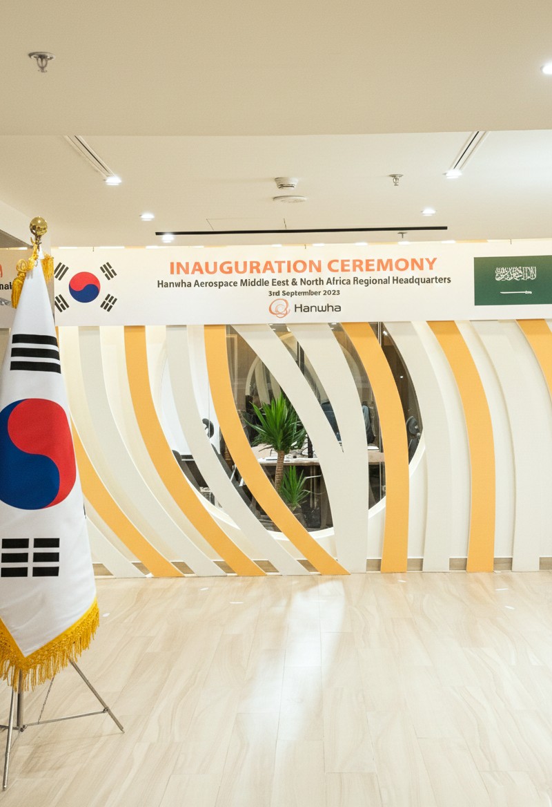 Office fit-out Riyadh final result - Hanwha project