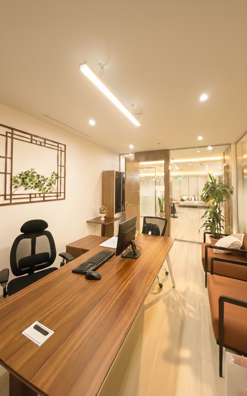 Office fit-out Riyadh final result - Hanwha project