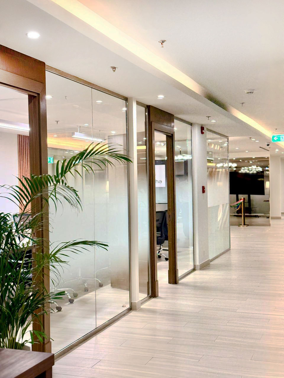 Office fit-out Riyadh collaborative area - Hanwha project